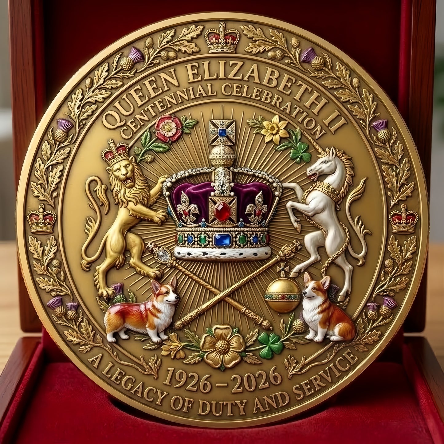 🎉Last Day 49% OFF -Queen Elizabeth II 100th Anniversary Commemorative Coin(1926-2026)
