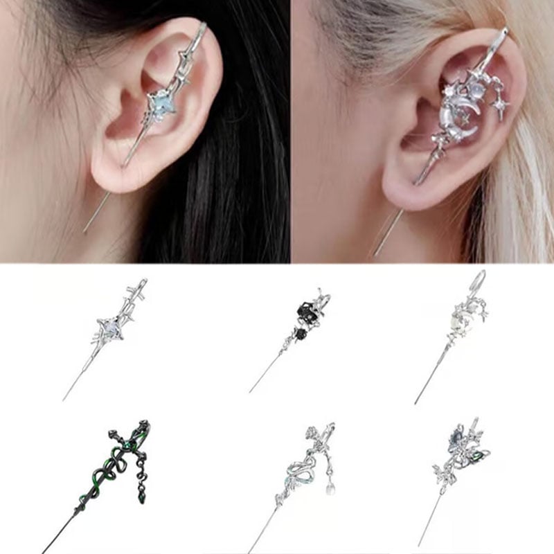 MYTH OF THE MOON Ear Hook Needle Piercing Earring
