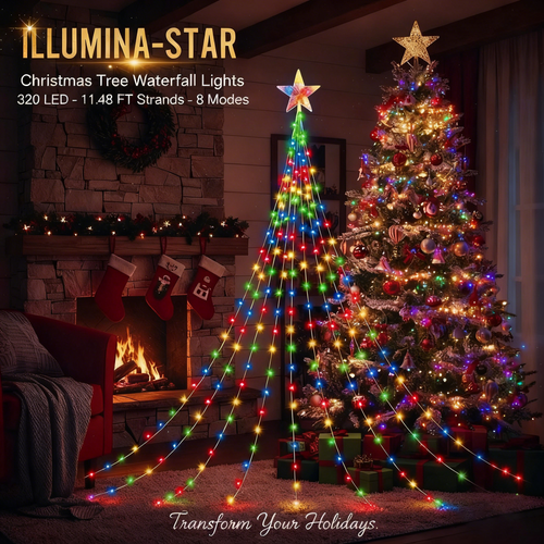 🎁Early Holiday Sale 50% OFF🎄Starlight Cascade Christmas Lights