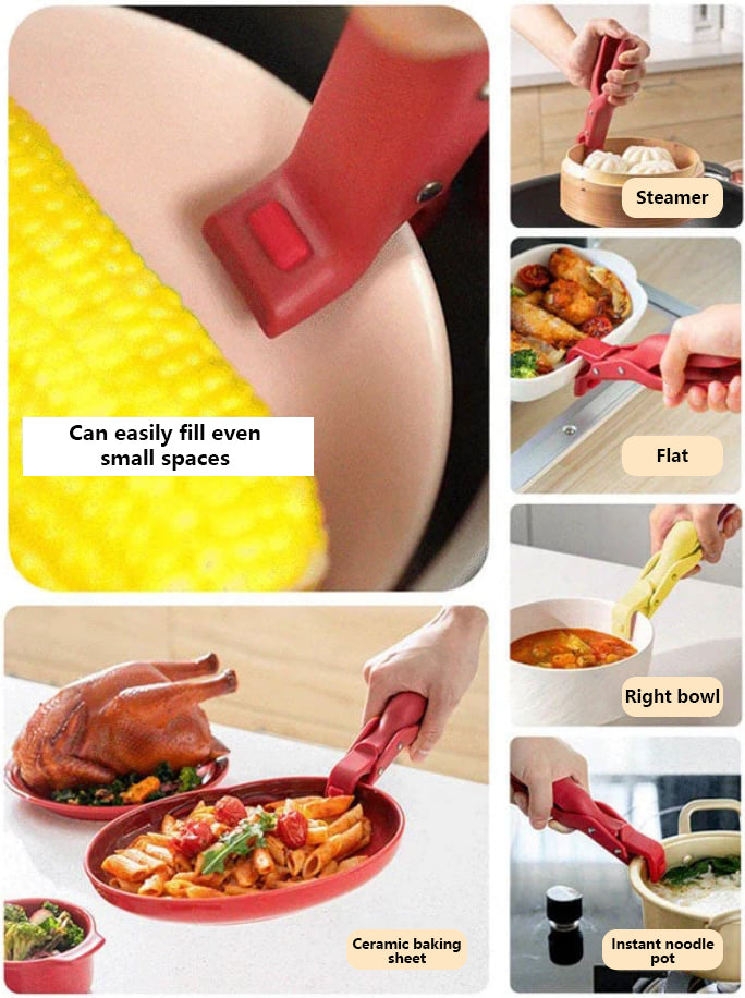 ✨Multi-Purpose Anti-Scald Tongs✨| Hot Plate Tongs for Kitchen (Bowls, Dishes, Pots & Hot Trays)