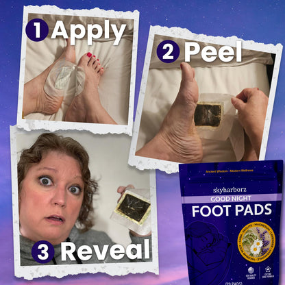 Good Night Sleep Detox Foot Pads with Magnesium Glycinate