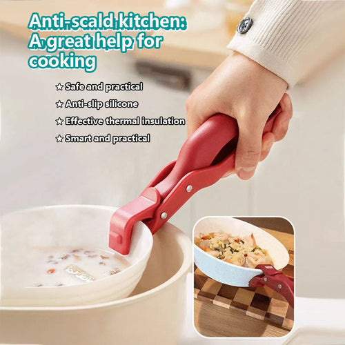 ✨Multi-Purpose Anti-Scald Tongs✨| Hot Plate Tongs for Kitchen (Bowls, Dishes, Pots & Hot Trays)