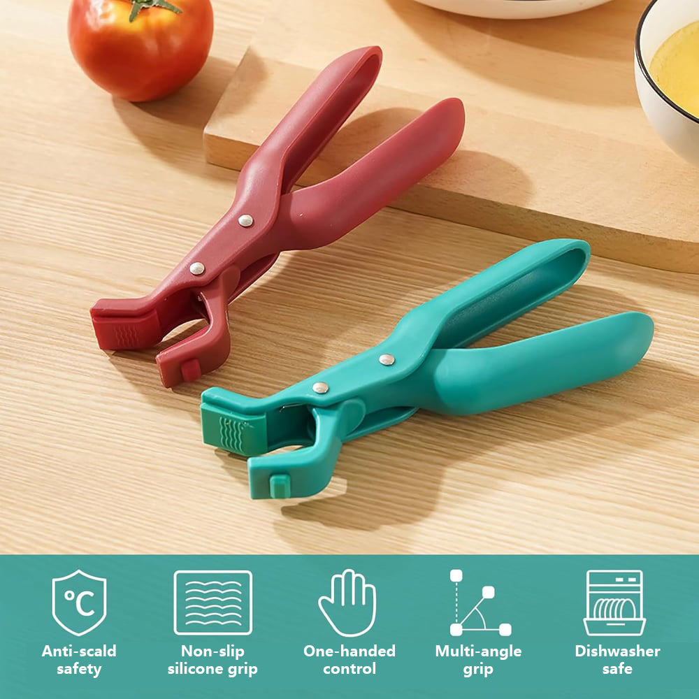 ✨Multi-Purpose Anti-Scald Tongs✨| Hot Plate Tongs for Kitchen (Bowls, Dishes, Pots & Hot Trays)