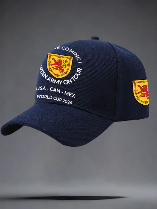 Unisex UK Football Lover Scotland We'll Be Coming 2026 Printed Hat