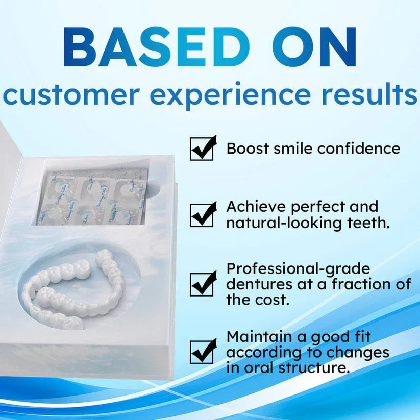 Moldable Dentures – Affordable, Comfortable & Easy At-Home Fit