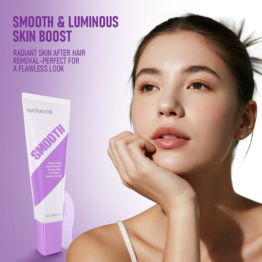 NATRAVOR Hair Removal Cream for Men and Women Sensitive Skin