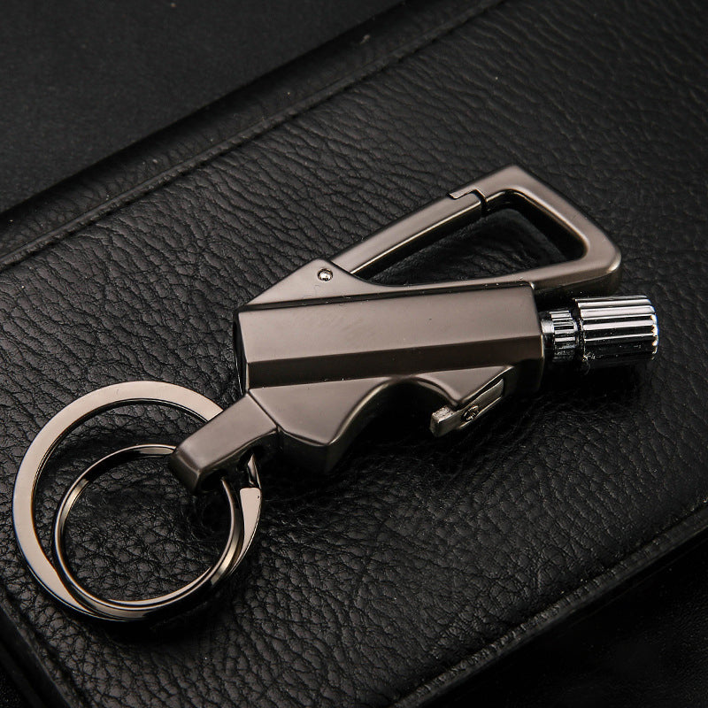 🔥Hot Sale 49% OFF🔥Permanent Match Infinity Lighter with Multitool Keychain Bottle Opener