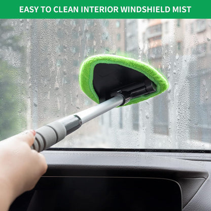 Microfiber Windshield Cleaner with Extendable Handle