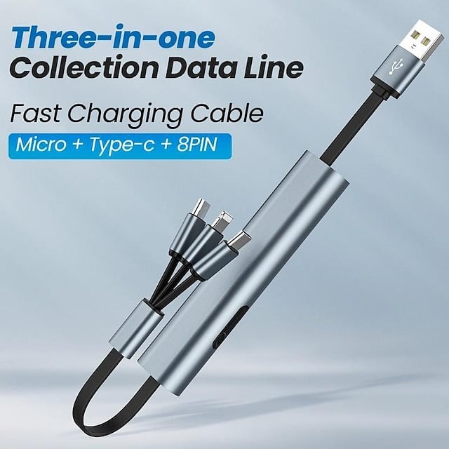 💥Buy 3 Free Shipping-3-in-1 Fast Charging Cable📱