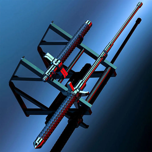 Self-defense vehicle telescopic stick