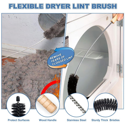 💥Flash Sale ⏰2 Pieces Dryer Vent Cleaner Kit