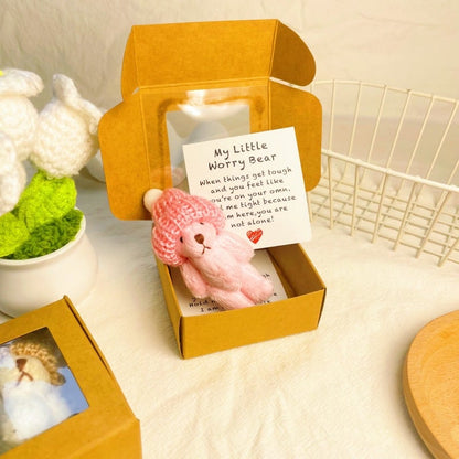 ⏰🎁Handcrafted mini teddy bear in a box