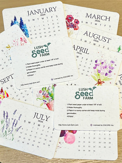 ✨New Arrivals 49% OFF🌱Eco-Friendly Plantable Love Seed Calendar 2026