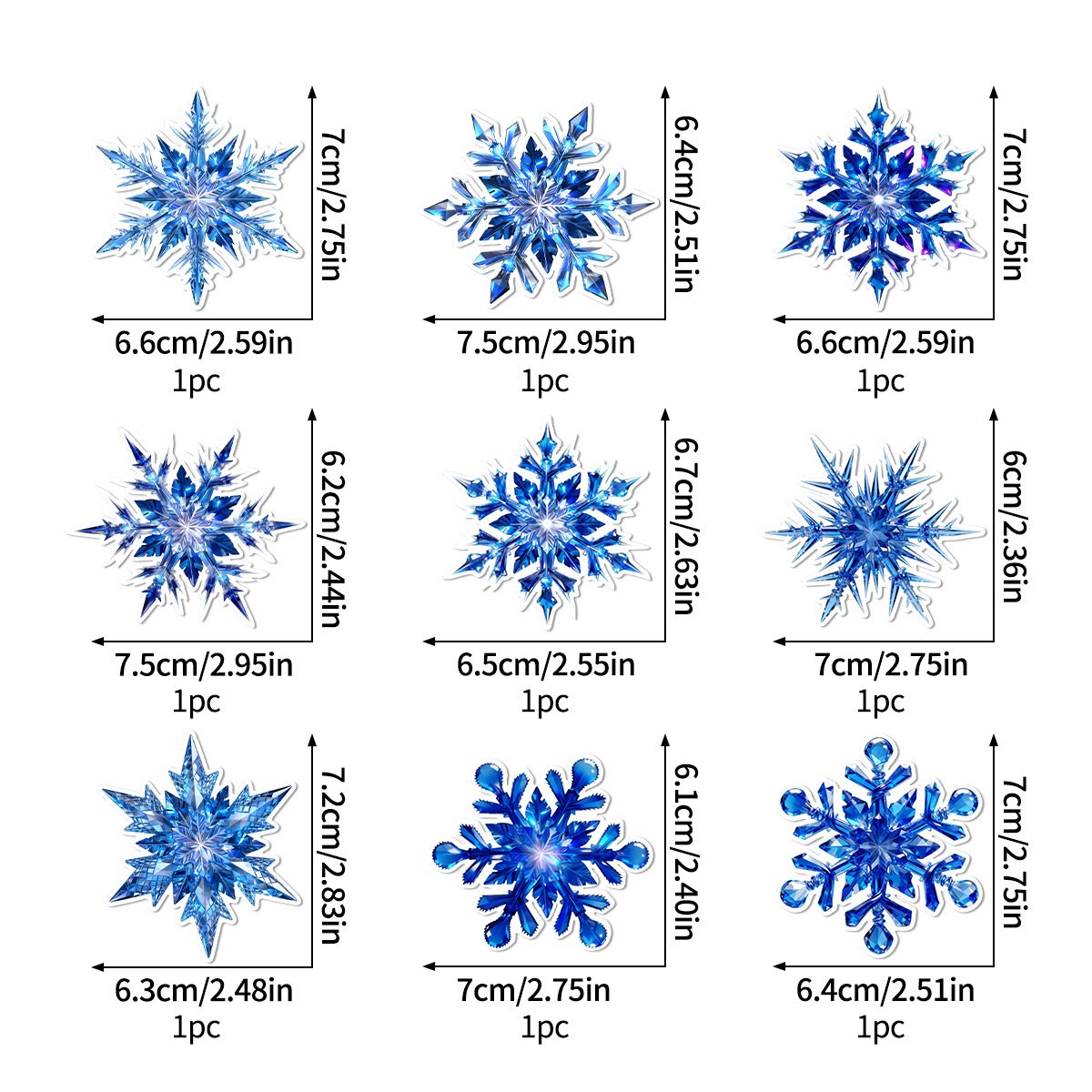 🎅Christmas 3D Glowing Wall Decals, Christmas Wall Decals🎄