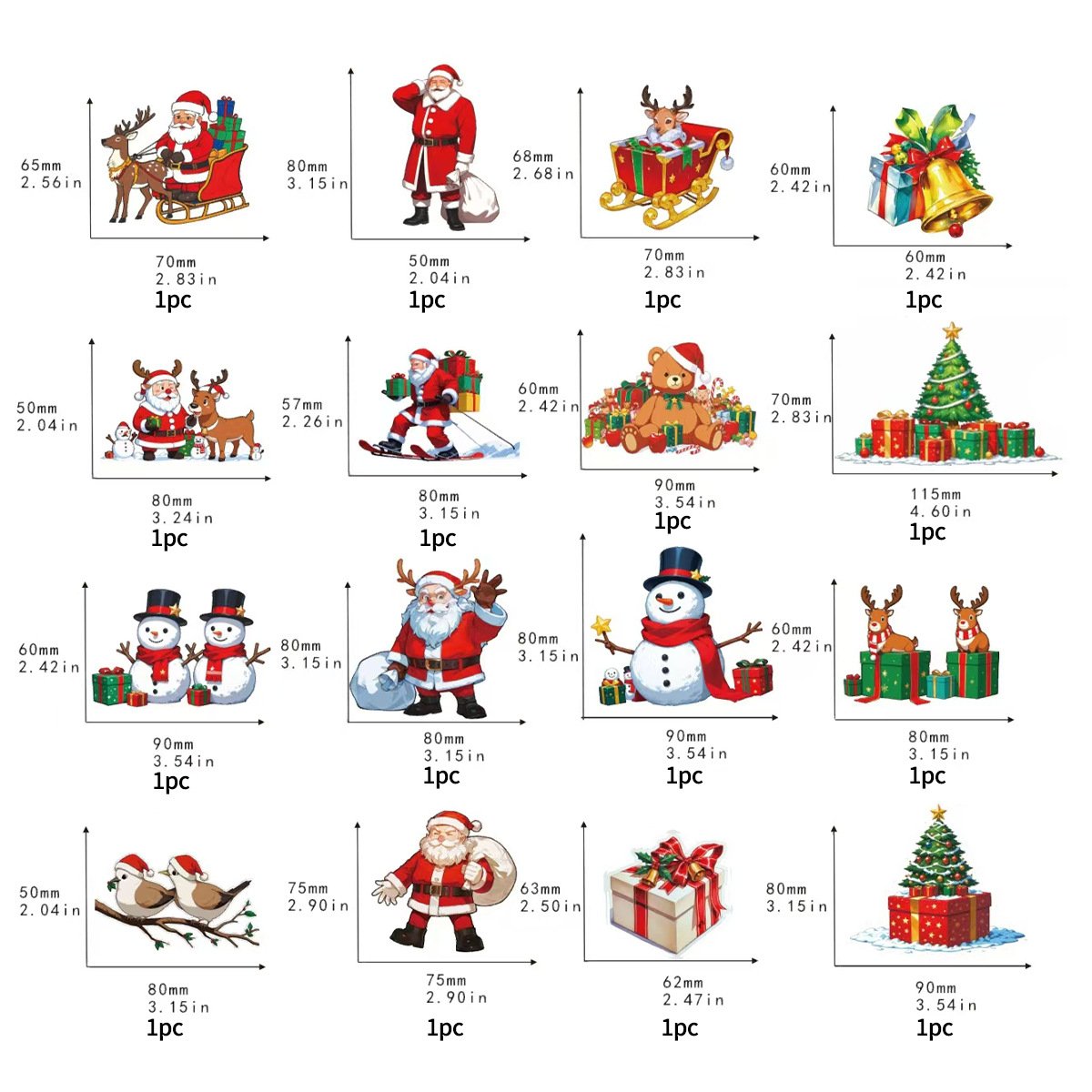 Christmas B(16 PCS)