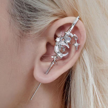 MYTH OF THE MOON Ear Hook Needle Piercing Earring