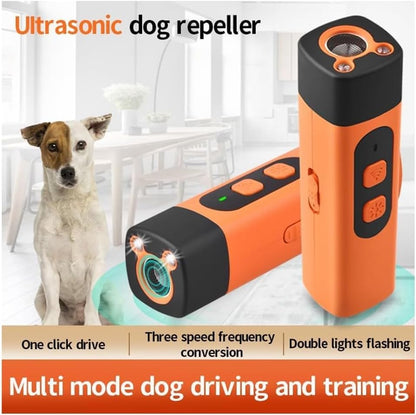 🏆Flash Sale⚡ Rechargeable Portable dog barking stopper with LED Flashlight