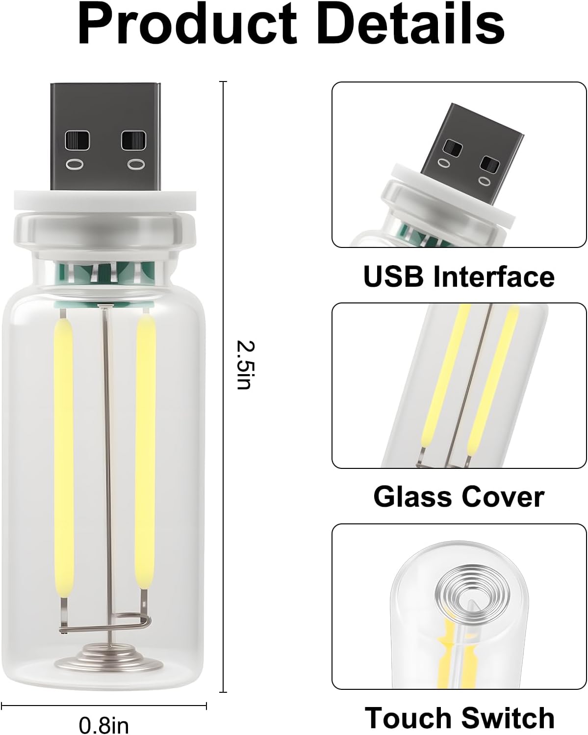 USB Car Night Light