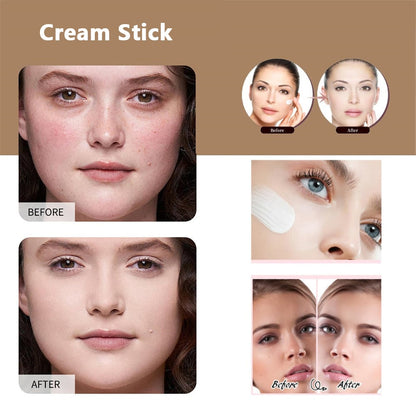 💥BUY 1 GET 1 FREE💥EACH ONLY $9.99💥⏰💕🌟Cream Stick V White Korean Color-Changing Foundation Stick with Volufiline