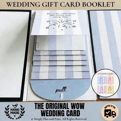 🎁LAST DAY 50% OFF - 🎂✨Handmade Waterfall Birthday Gift Card Booklet