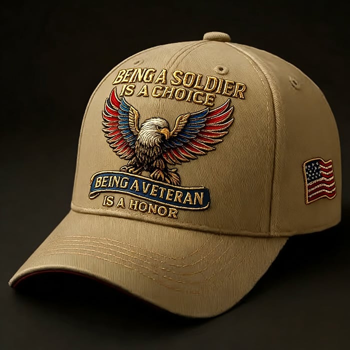 🔥Last Day 49% OFF -🦅 “Being a Soldier, Being a Veteran” Commemorative Cap✨(Breathable & Lightweight Comfort & Unisex Fit)