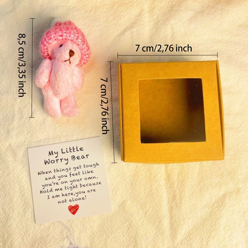 ⏰🎁Handcrafted mini teddy bear in a box