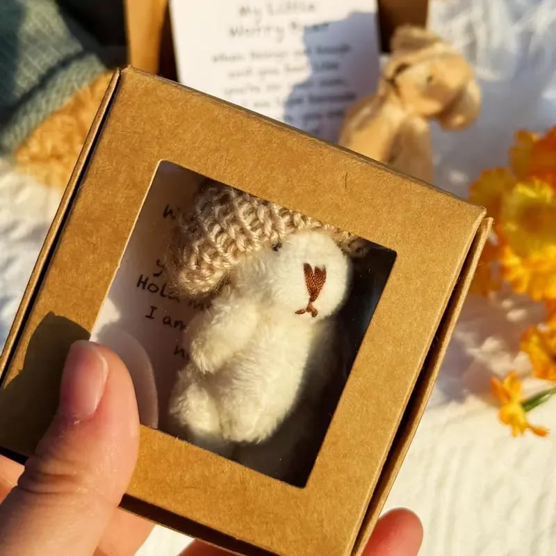 ⏰🎁Handcrafted mini teddy bear in a box