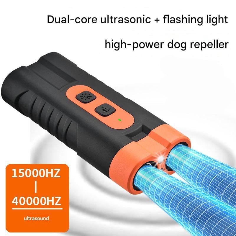 🏆Flash Sale⚡ Rechargeable Portable dog barking stopper with LED Flashlight