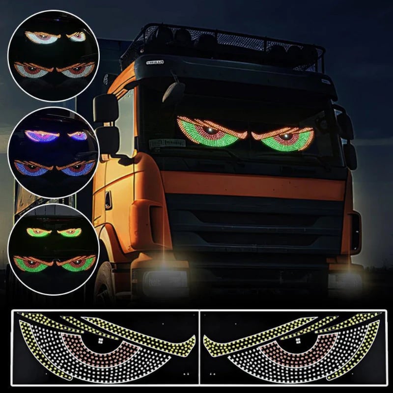 ⏳Limited time special offer⌛2 pieces of Devil Eyes LED windshield lights