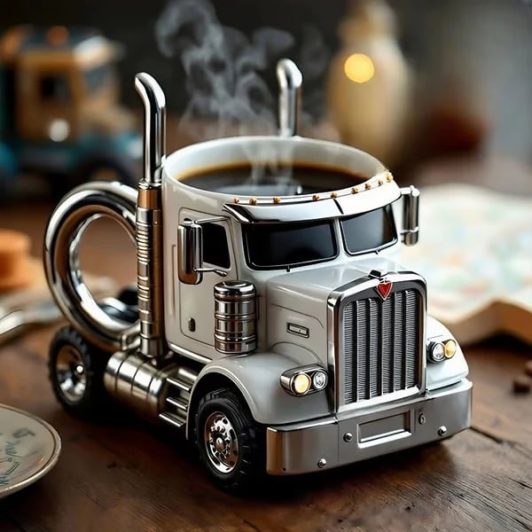 🔥Last day 50% OFF - 🚚Handcrafted Truck Coffee mug