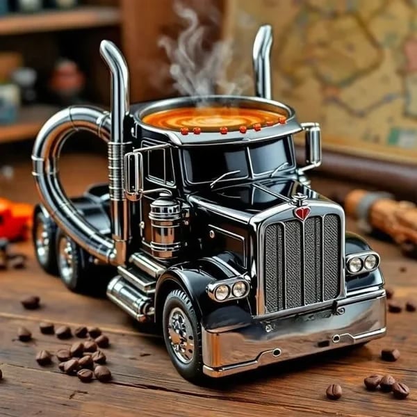 🔥Last day 50% OFF - 🚚Handcrafted Truck Coffee mug