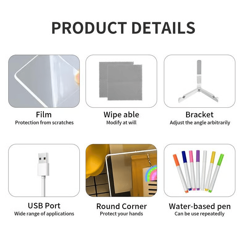 🔥Christmas Sale🎨✨ Dive Into a World of Color! This 7-Color LED Board Unleashes Creativity