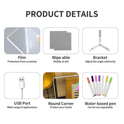 🔥Christmas Sale🎨✨ Dive Into a World of Color! This 7-Color LED Board Unleashes Creativity