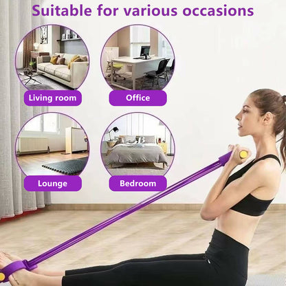 🔥8-tube pedal resistance device, removable and adjustable