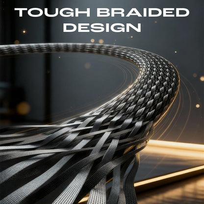 🔥 Last Chance: 49% Off Year-End Sale🔥 2-in-1 Invisible Holder Charger Cable – 240W Fast Charging Cord with Built-In Phone Stand