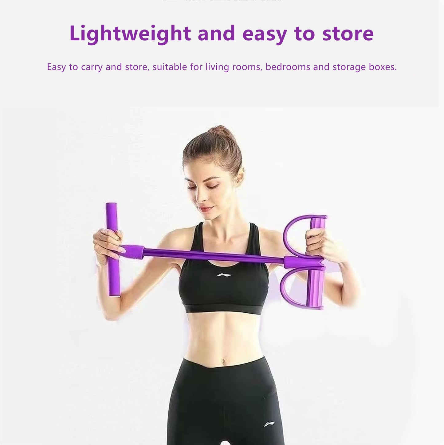 🔥8-tube pedal resistance device, removable and adjustable