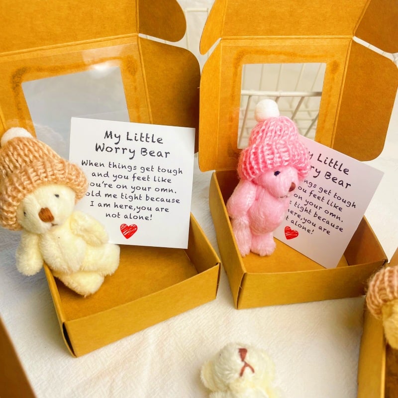 ⏰🎁Handcrafted mini teddy bear in a box