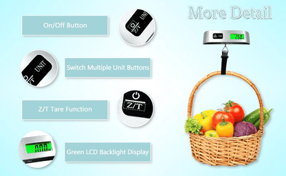 🧳 Portable Digital Luggage Scale – Avoid Overweight Fees & Travel Smart! ⚖️✈️ Accurate, Compact & Easy!