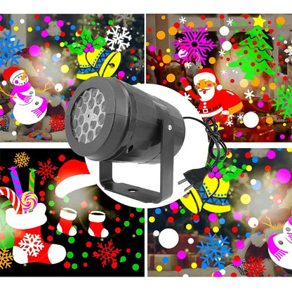 USB Christmas Projector Lamp with 16 Patterns
