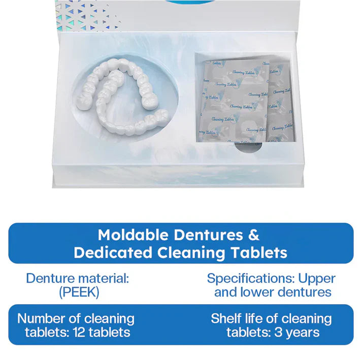 Moldable Dentures – Affordable, Comfortable & Easy At-Home Fit