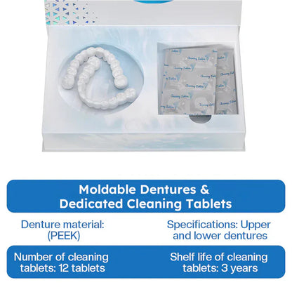 Moldable Dentures – Affordable, Comfortable & Easy At-Home Fit