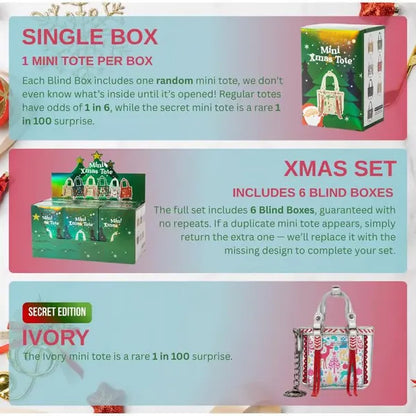 🔥LAST DAY49% OFF🎄Mini Xmas Tote Blind Box Gift for Holiday Suprises