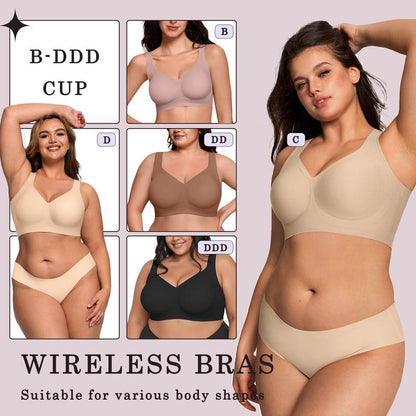 (💖Buy one get one free)Full coverage wireless bra