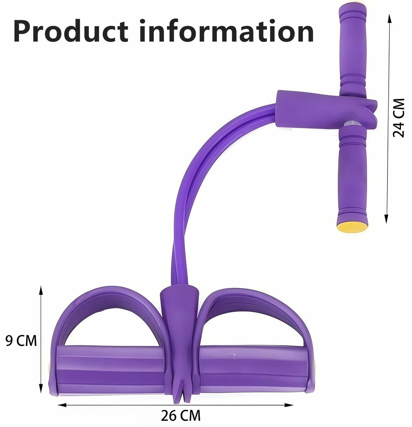 🔥8-tube pedal resistance device, removable and adjustable