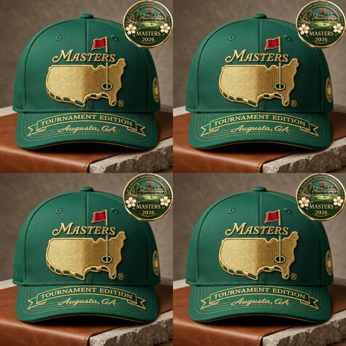 ⛳ LAST DAY 49% OFF🔥LIMITED EDITION-Masters Tournament Edition Structured Hat – Augusta National Official Style