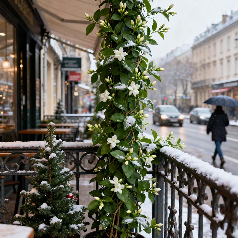 🌿❄️ Midnight Perfume Jasmine Seeds – Winter Planting, Perennial Blooms & Fragrant Garden Elegance 🌸