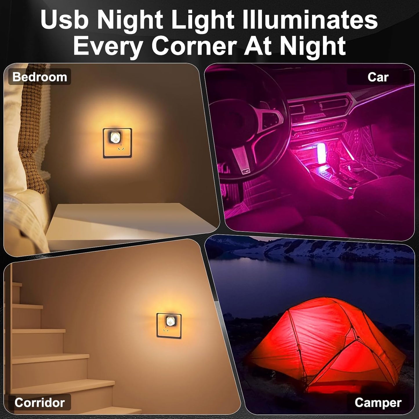 USB Car Night Light