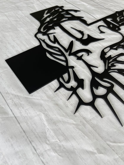 ON SALE🔥Jesus Cross Metal Sign Christ Wall Decor