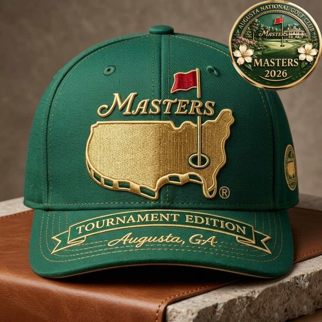 ⛳ LAST DAY 49% OFF🔥LIMITED EDITION-Masters Tournament Edition Structured Hat – Augusta National Official Style