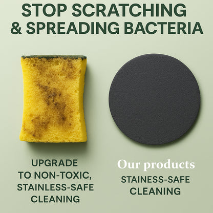 🔥Hot Sale 49% OFF🔥Cleaning sponge specifically designed for stainless steel cookware. (3-Pack or 6-Pack)